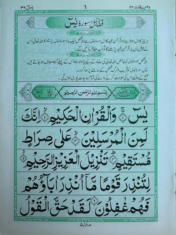 Punj Surah - Offset Paper