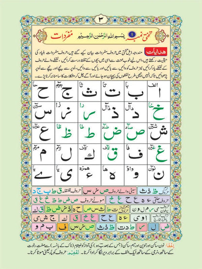 Noorani Qaidah (Tajweedi) - Art Paper